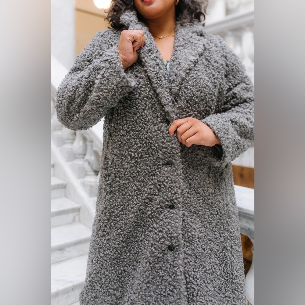 Ivy City Stella Coat Gray. Size M. New-Never used.